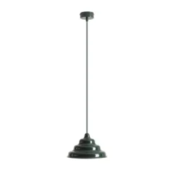 Fala-riippuvalaisin, vihreä, Ø 23 cm, lasi