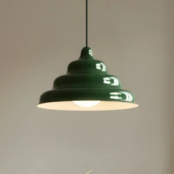 Fala-riippuvalaisin, vihreä, Ø 23 cm, lasi