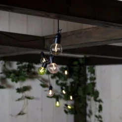 Fiesta-LED-valoketju, paristokäyttöinen, värikäs