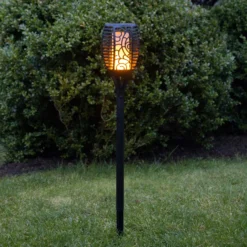 Flame LED-aurinkolamppu, kolme käyttövaihtoehtoa, 54 cm