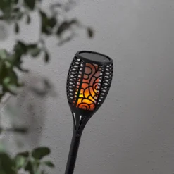 Flame LED-aurinkolamppu, kolme käyttövaihtoehtoa, 54 cm