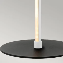 Flamingo LED-pöytävalaisin, valkoinen, metallia, 50 cm korkea