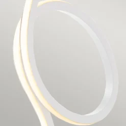 Flamingo LED-pöytävalaisin, valkoinen, metallia, 50 cm korkea