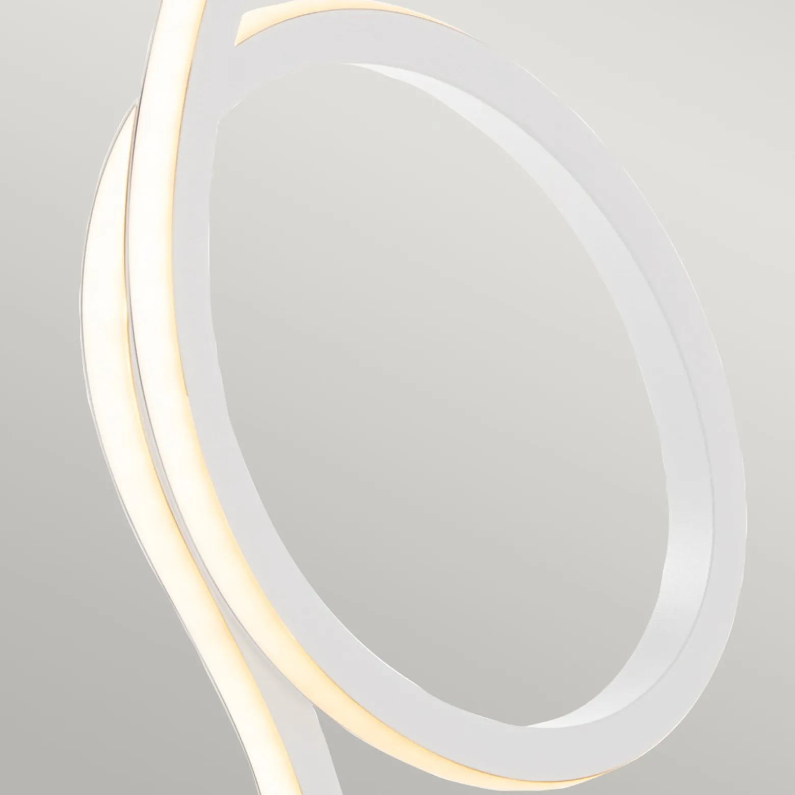 Flamingo LED-pöytävalaisin, valkoinen, metallia, 50 cm korkea