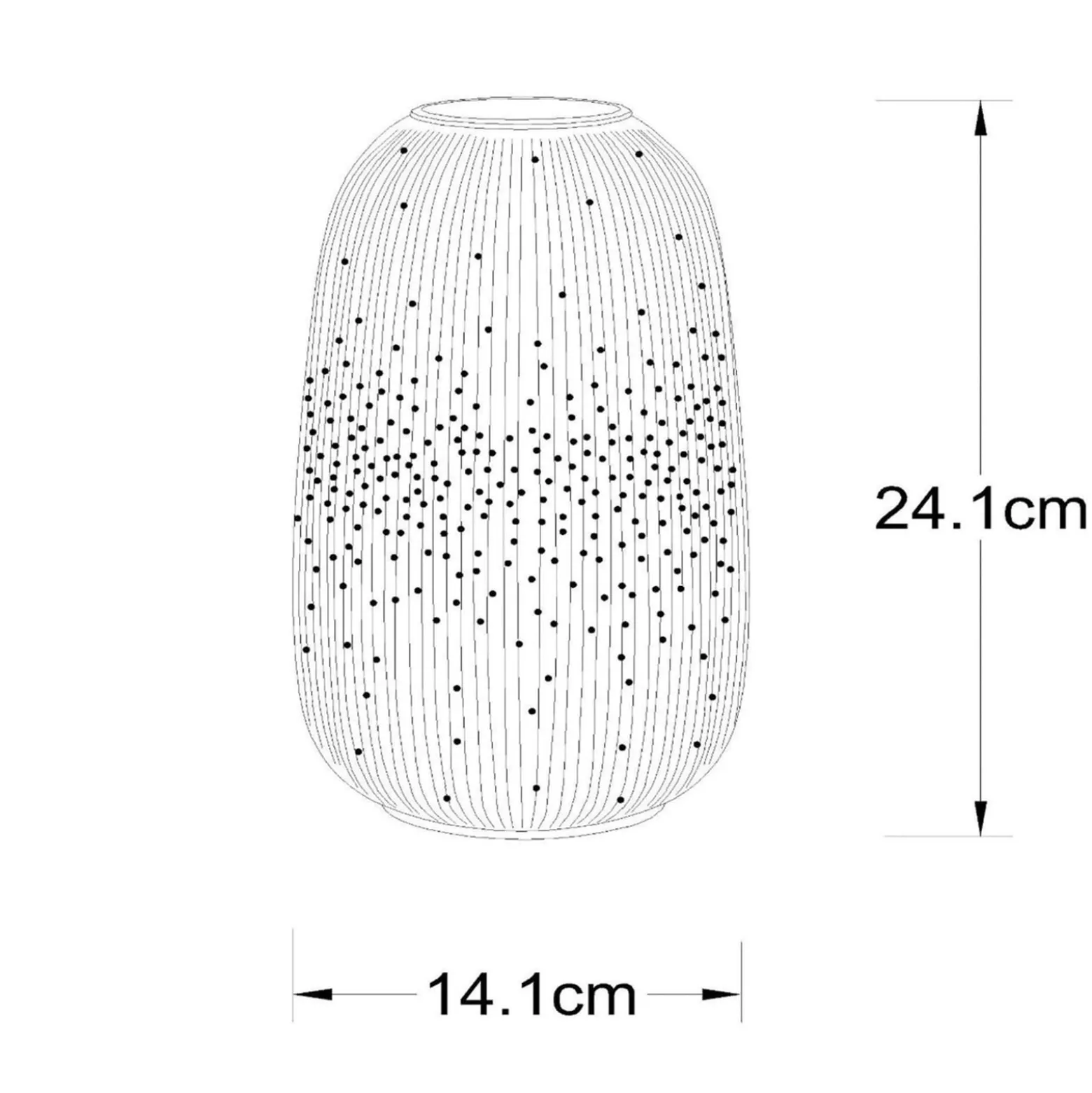 Flores pöytävalaisin, Ø 14,1 cm, posliini, valkoinen, E14