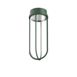 FLOS In Vitro Ceiling -kattovalaisin, tummanvihreä