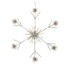 Flower Snowflake -LED-koristevalaisin Ø 60 cm