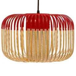 Forestier-riippuvalo Bamboo S, Ø 35 cm, punainen