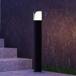 Forlight Astra seinävalaisin, antrasiitti, alumiini, korkeus 80 cm