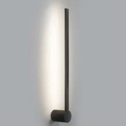Forlight LED-kylpyhuoneen seinävalaisin Passeggio Nova, 60 cm, musta