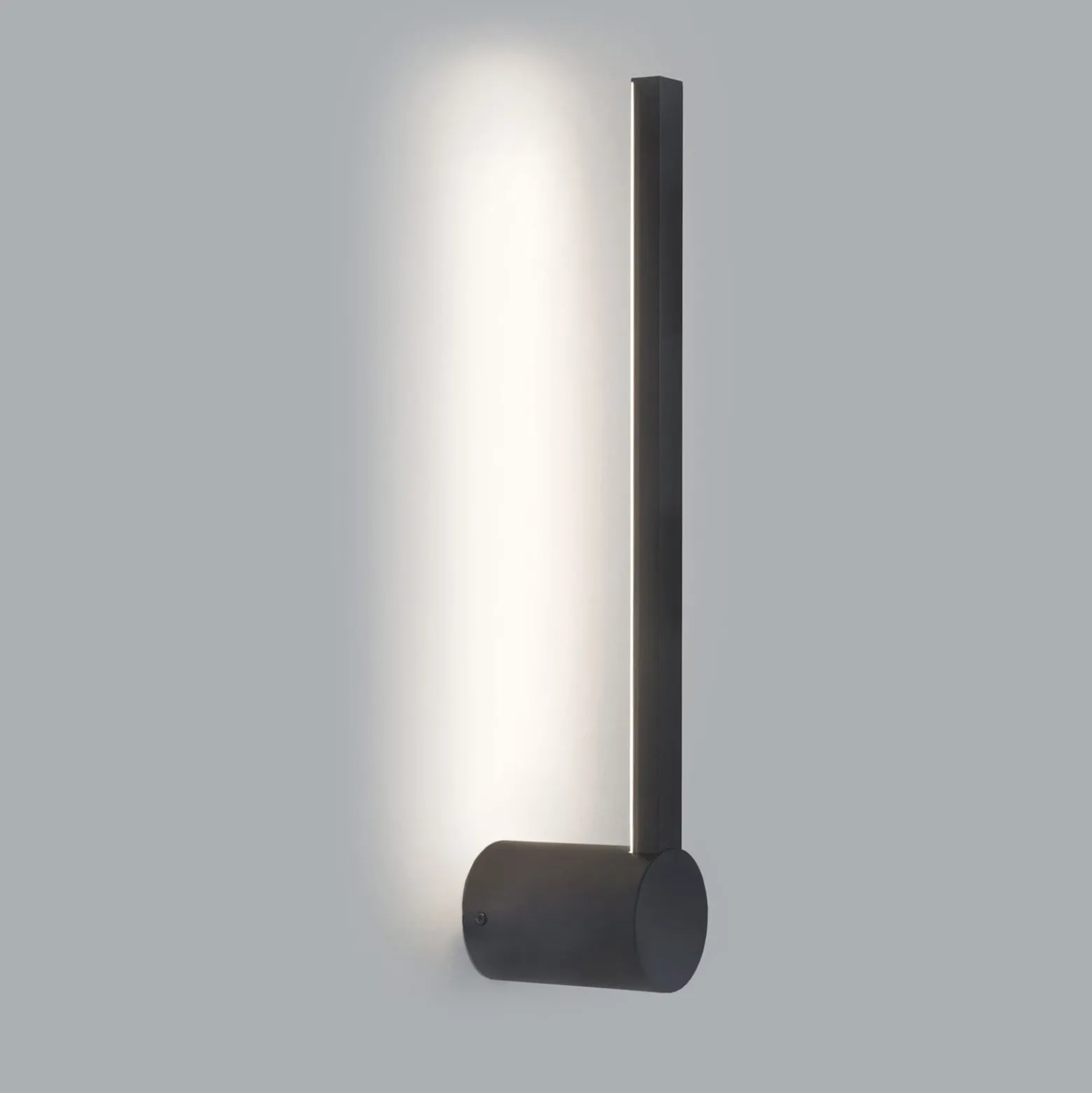 Forlight LED kylpyhuoneen seinävalaisin Passeggio Nova, 40 cm, musta