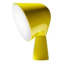 Foscarini Binic -designpöytävalaisin, keltainen