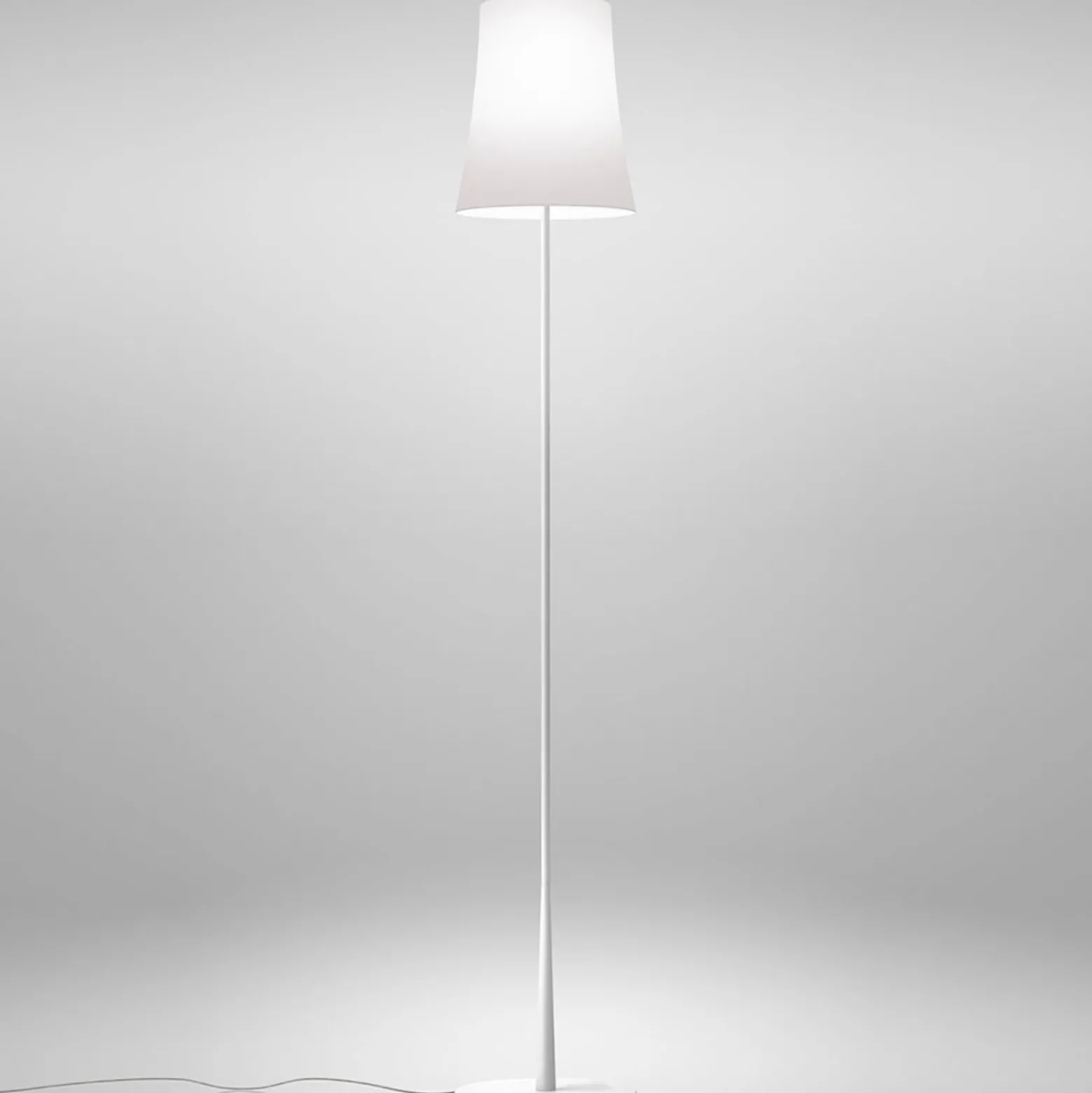 Foscarini Birdie Easy -lattiavalo, valkoinen