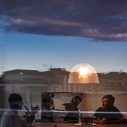 Foscarini Bump riippuvalaisin, valkoinen himmeä