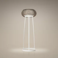 Foscarini Caboche Plus lattiavalaisin 178cm savunharmaa