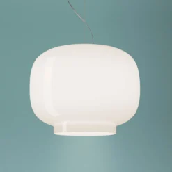 Foscarini Chouchin Bianco 1 -riippuvalo E27 LED