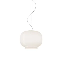 Foscarini Chouchin Bianco 1 -riippuvalo E27 LED