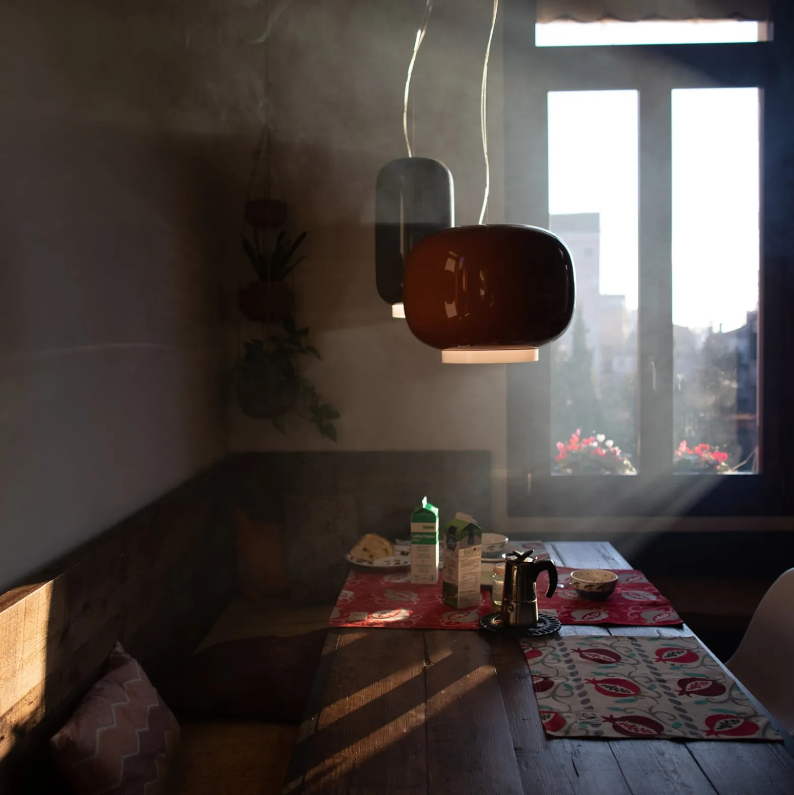 Foscarini Chouchin 2 -LED-riippuvalaisin, vihreä