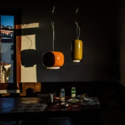 Foscarini Chouchin 2 -LED-riippuvalaisin, vihreä