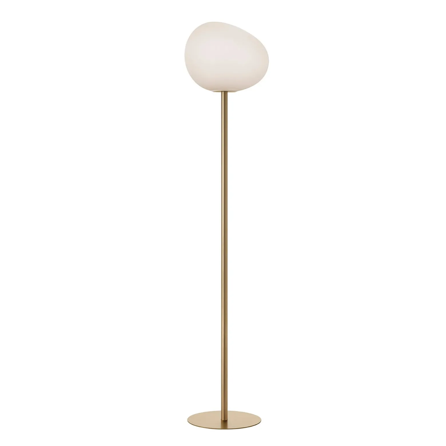 Foscarini Gregg media -lattiavalo, 151 cm, kulta
