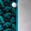 Foscarini Gregg piccola seinävalaisin, valkoinen, IP44, lasi
