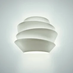 Foscarini Le Soleil seinävalaisin R7s, valkoinen