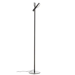Foscarini Magneto LED-lattiavalaisin, musta