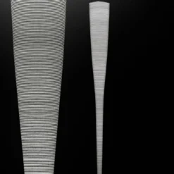 Foscarini Mite -lattiavalo E27, musta