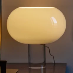 Foscarini pöytävalaisin Buds 2, valkoinen, lasi, muovi, E27