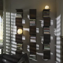 Foscarini pöytävalaisin Hoba Midi, Ø 19 cm, päälle/pois, lasi