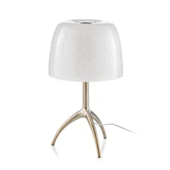 Foscarini pöytävalaisin Lumiere 30, 35 cm, kuplalasi, päälle/pois
