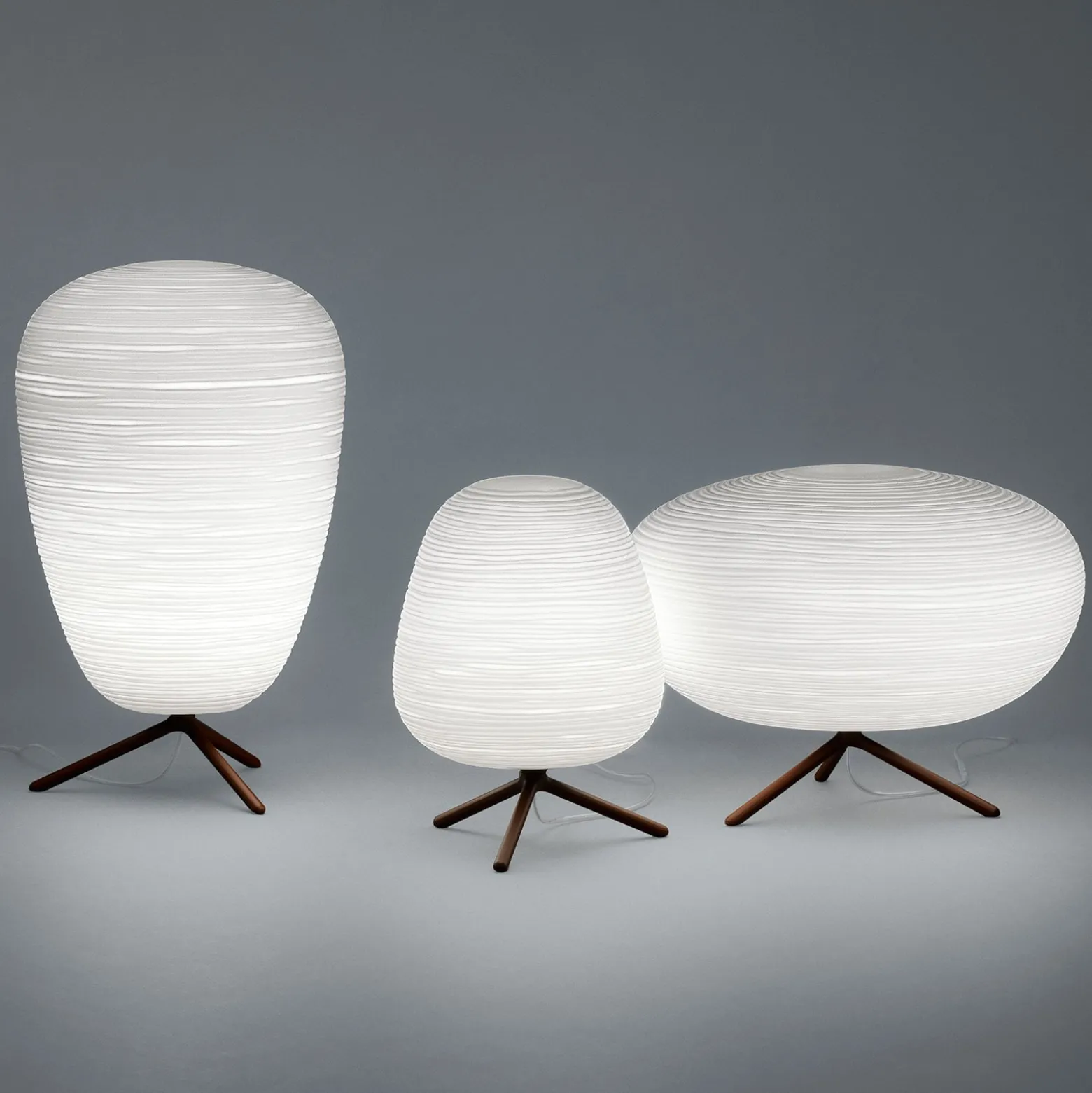 Foscarini Rituals 1 lasinen pöytävalaisin himmentimellä varustettuna