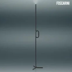 Foscarini Tobia terra -LED-lattiavalo, musta