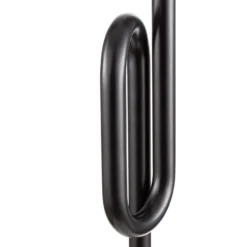 Foscarini Tobia terra -LED-lattiavalo, musta