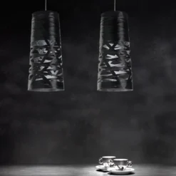 Foscarini Tress mini riipusvalaisin, musta