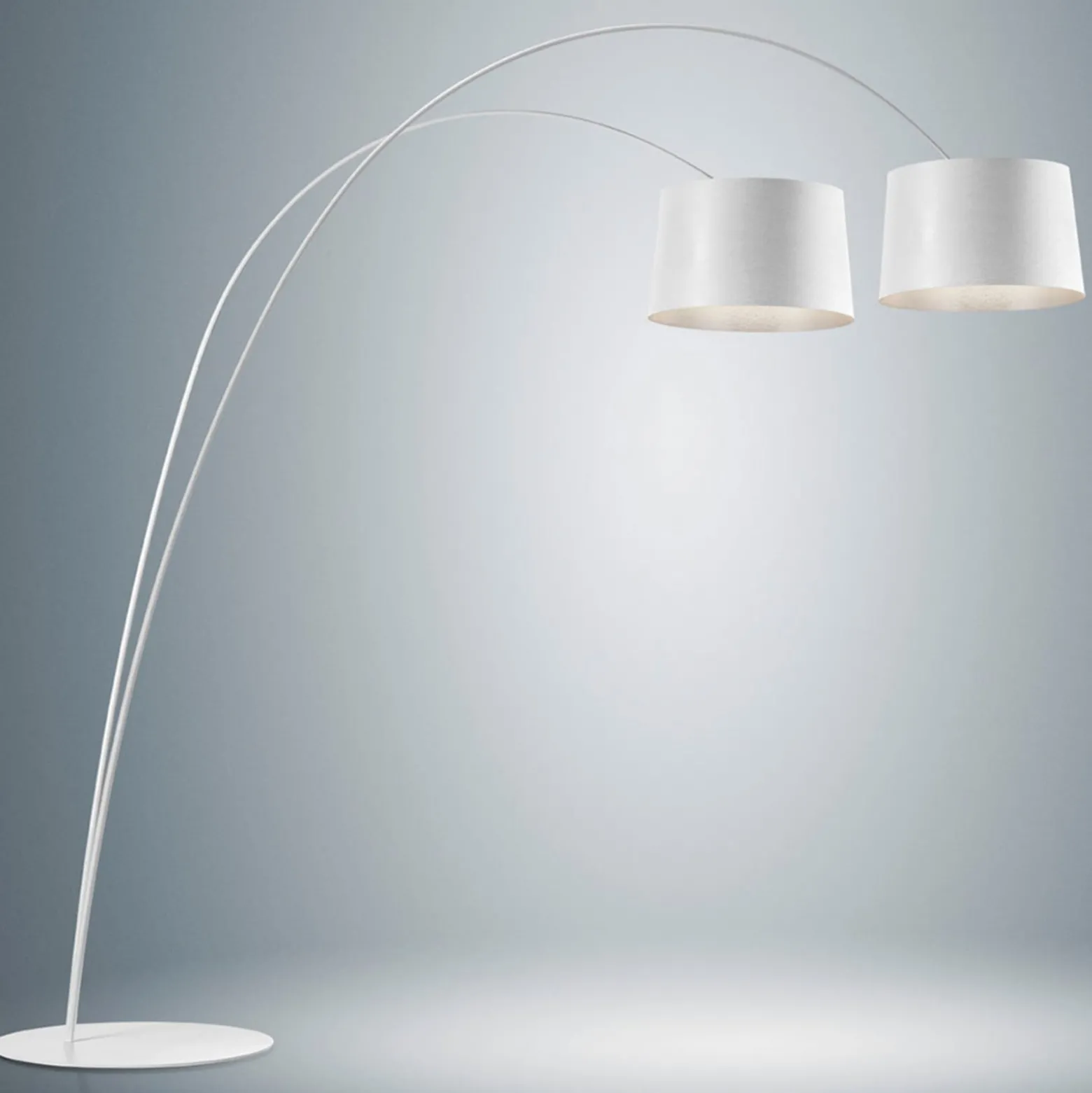 Foscarini Twiggy Elle -LED-lattiavalo, valkoinen