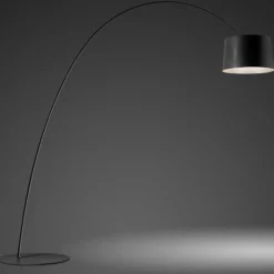 Foscarini Twiggy LED-lattiavalaisin, musta