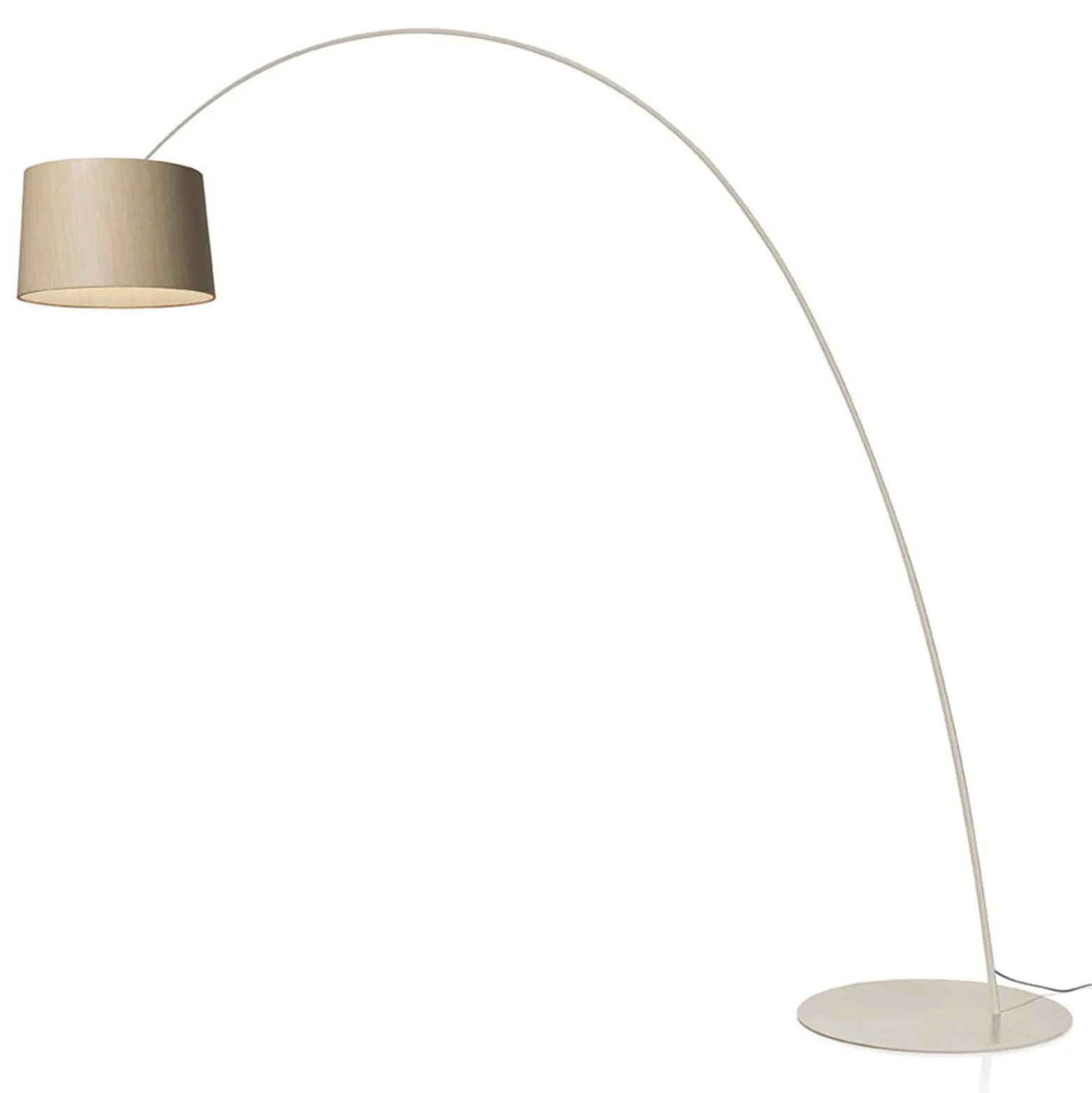 Foscarini Twiggy Wood MyLight -lattiavalo, greige