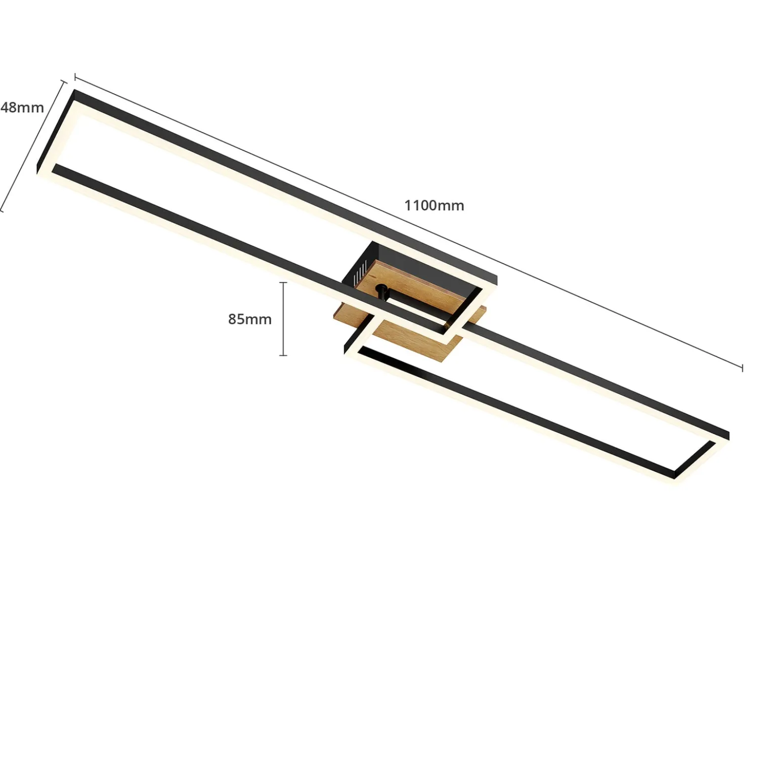 Frame LED-kattovalaisin, kaukosäädin