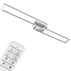 Frame LED-kattovalaisin, kaukosäädin, kromi