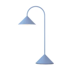 FRANDSEN LED-akkukäyttöinen pöytävalaisin Grasp, vaaleansininen, korkeus 47 cm