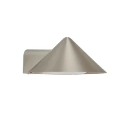 FRANDSEN LED-akku-seinävalaisin Grasp, ruostumaton teräs, 15 cm