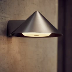 FRANDSEN LED-akku-seinävalaisin Grasp, ruostumaton teräs, 15 cm