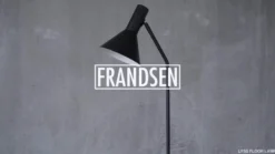 FRANDSEN Lyss-lattiavalaisin, vaaleanruskea, metalli, 150 cm, E27