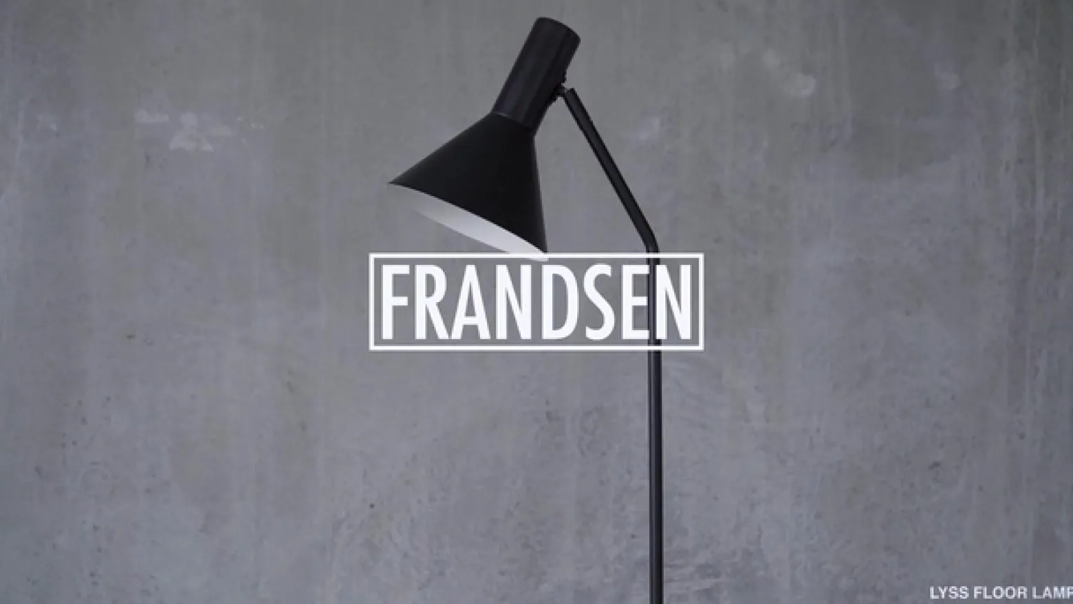 FRANDSEN Lyss-lattiavalaisin, vaaleanruskea, metalli, 150 cm, E27