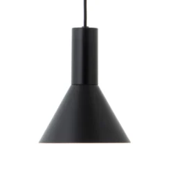 FRANDSEN Lyss-riippuvalaisin, musta, metalli, Ø 18 cm, E27