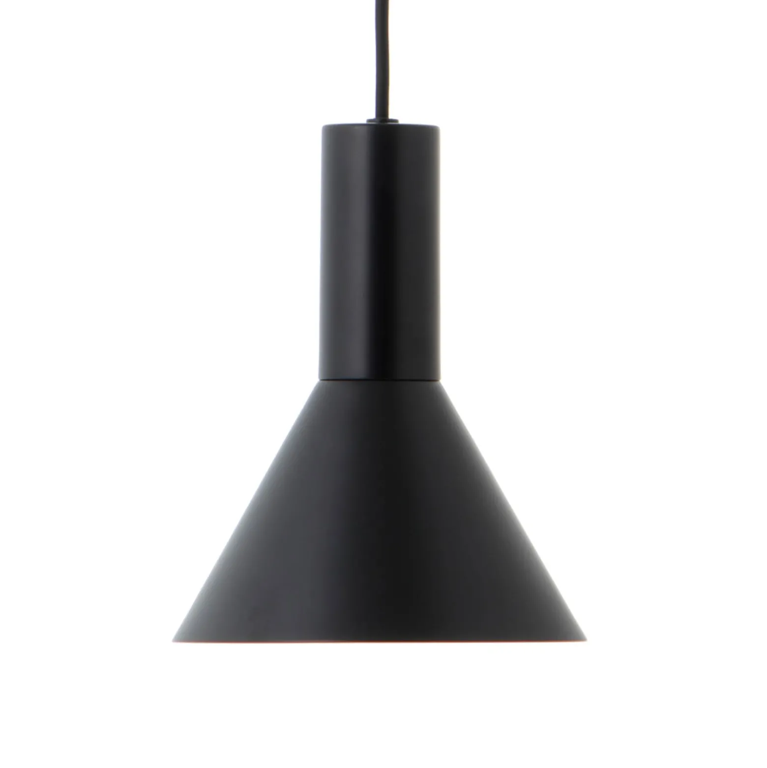 FRANDSEN Lyss-riippuvalaisin, musta, metalli, Ø 18 cm, E27
