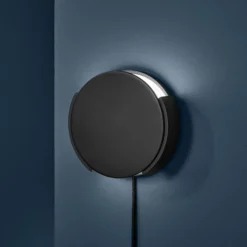FRANDSEN Rotate seinävalaisin, musta, Ø 15 cm, metallia