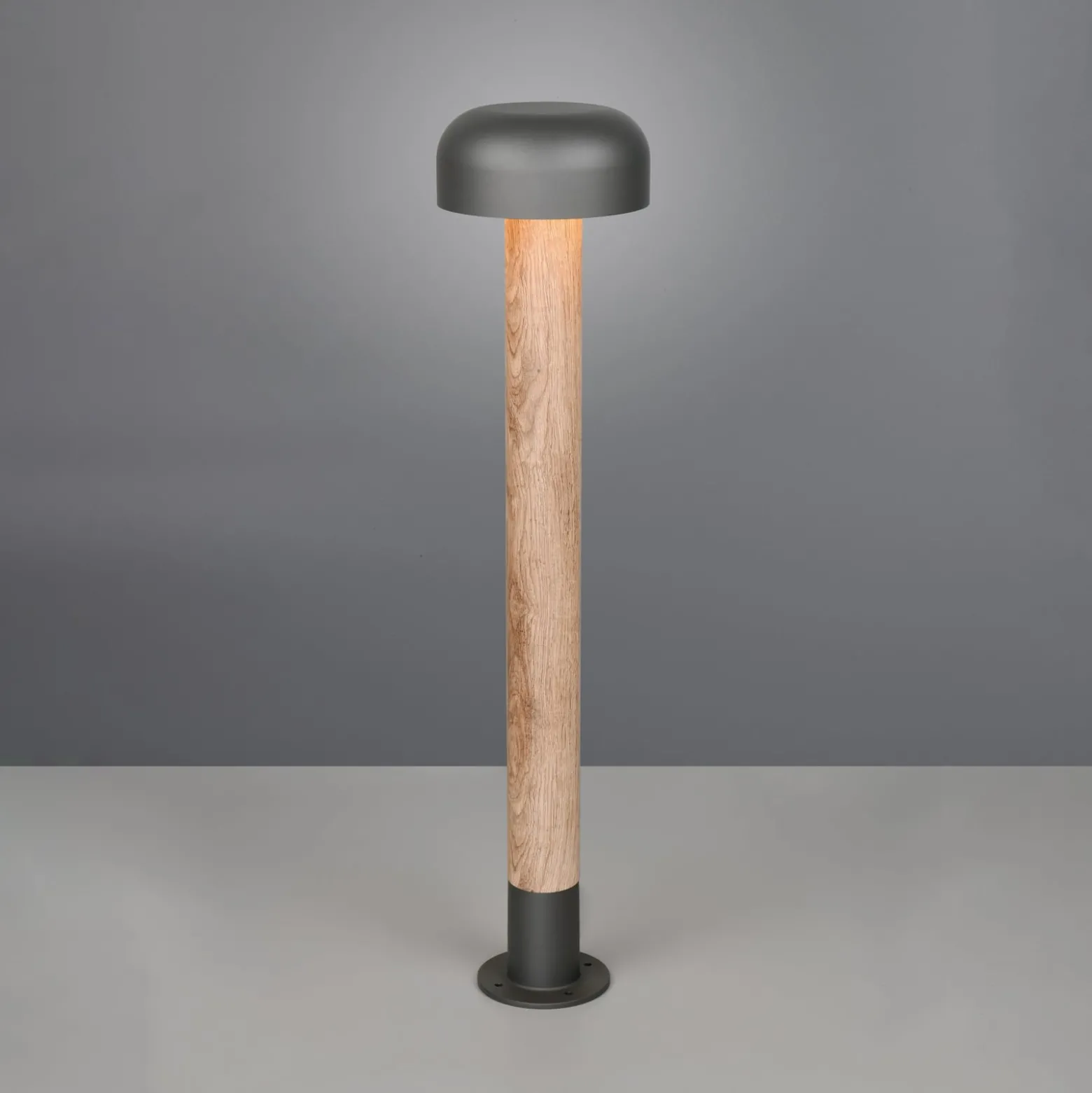 FRASER-pylväsvalaisin, puun näköinen, korkeus 85 cm, metalli, IP54