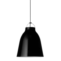 FRITZ HANSEN Caravaggio P3 kiiltävä musta/musta